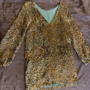Gold Dress